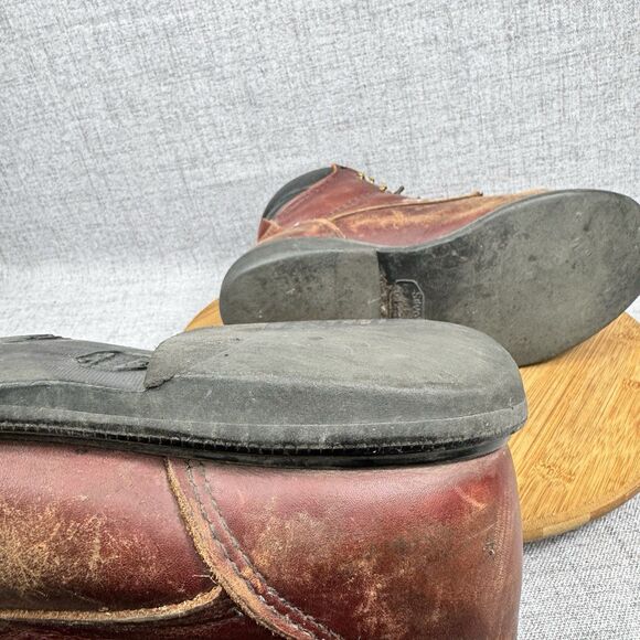 Vintage Red Wing Boots Men\'s 8 EE Leather Work Supersole 202 main image 9